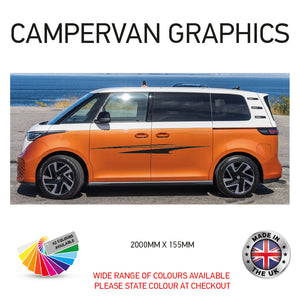 2M23CVG011 2m Campervan motorhome Side Graphics X 2 Vinyl Stickers Decals