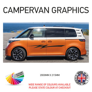 2M23CVG016 2m Campervan motorhome Side Graphics X 2 Vinyl Stickers Decals