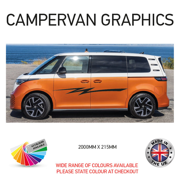 2M23CVG016 2m Campervan motorhome Side Graphics X 2 Vinyl Stickers Decals