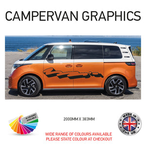 2M23CVG002 2m Campervan motorhome Side Graphics X 2 Vinyl Stickers Decals