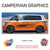 2M23CVG030 2m Campervan motorhome Side Graphics X 2 Vinyl Stickers Decals