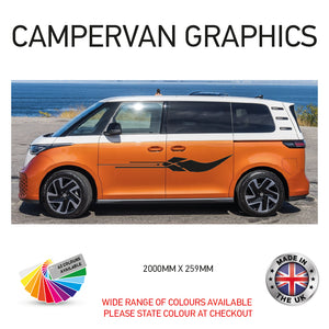 2M23CVG043 2m Campervan motorhome Side Graphics X 2 Vinyl Stickers Decals