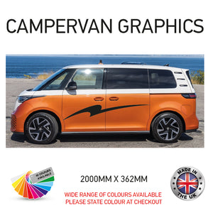 2M23CVG053 2m Campervan motorhome Side Graphics X 2 Vinyl Stickers Decals