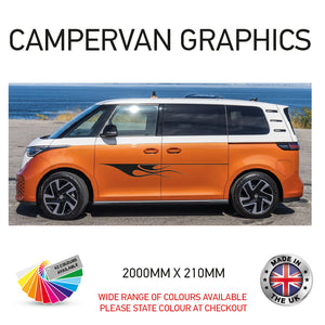 2M23CVG054 2m Campervan motorhome Side Graphics X 2 Vinyl Stickers Decals