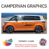 2M23CVG059 2m Campervan motorhome Side Graphics X 2 Vinyl Stickers Decals