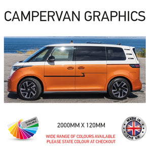 2M23CVG081 2m Campervan motorhome Side Graphics X 2 Vinyl Stickers Decals