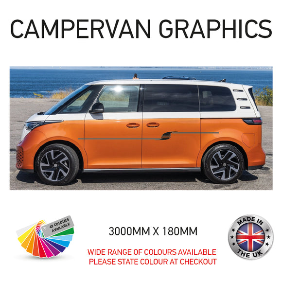 3M23CVG100 3m Campervan motorhome Side Graphics X 2 Vinyl Stickers Decals