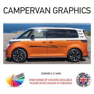 3M23CVG010 3m Campervan motorhome Side Graphics X 2 Vinyl Stickers Decals