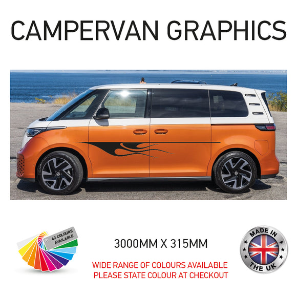 3M23CVG054 3m Campervan motorhome Side Graphics X 2 Vinyl Stickers Decals