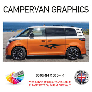 3M23CVG062 3m Campervan motorhome Side Graphics X 2 Vinyl Stickers Decals