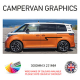 3M23CVG092 3m Campervan motorhome Side Graphics X 2 Vinyl Stickers Decals