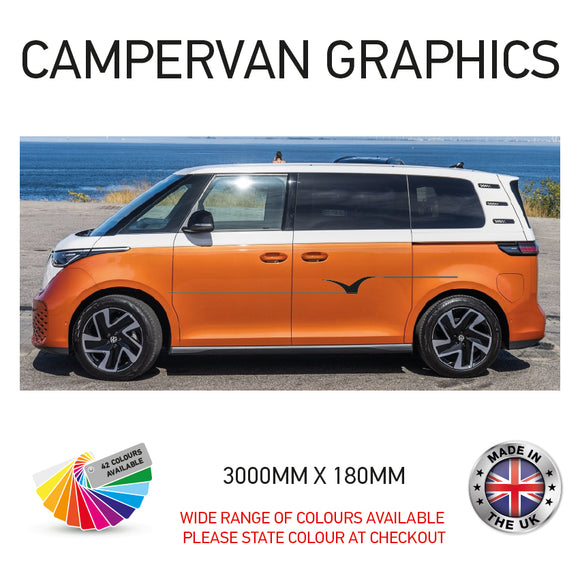 3M23CVG094 3m Campervan motorhome Side Graphics X 2 Vinyl Stickers Decals