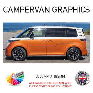 3M23CVG096 3m Campervan motorhome Side Graphics X 2 Vinyl Stickers Decals