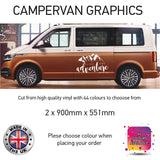 LCG05 Live The Adventure And Be You Graphic stickers fits all Motorhomes And Campervans