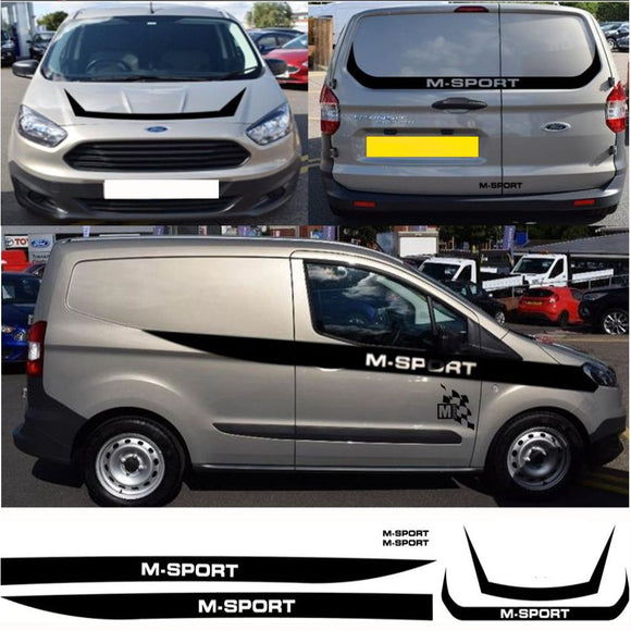 NEO01156 Transit Courier Swb Kit Van M-SPORT Graphics Stickers Decals Stripes