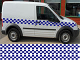 NEO00420 6m Checker For Transit Connect Caddy Berlingo Partner Graphics Decals Stickers