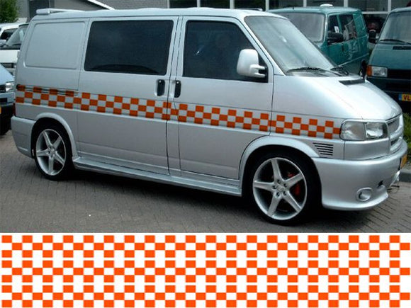 NEO00421 6m Checker For Vito T5 Traffic Vivaro Sprinter Van Graphics Decals Stickers