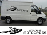 NEO00445 Motocross mx racing 1 trailbike crosser van car bike graphics stickers decals