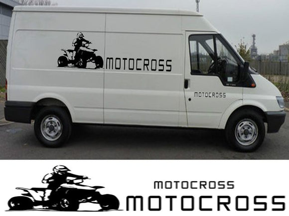 NEO00446 Motocross mx racing 2 quadbike quads quad van car bike graphics stickers decals