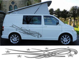 NEO00702 Campervan stars 1 graphics stickers decals caravan van vito transit sprinter