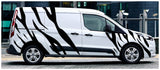 NEO01105A Transit connect tiger stripes 1 kit vinyl campervan graphics decals stickers 1 colour